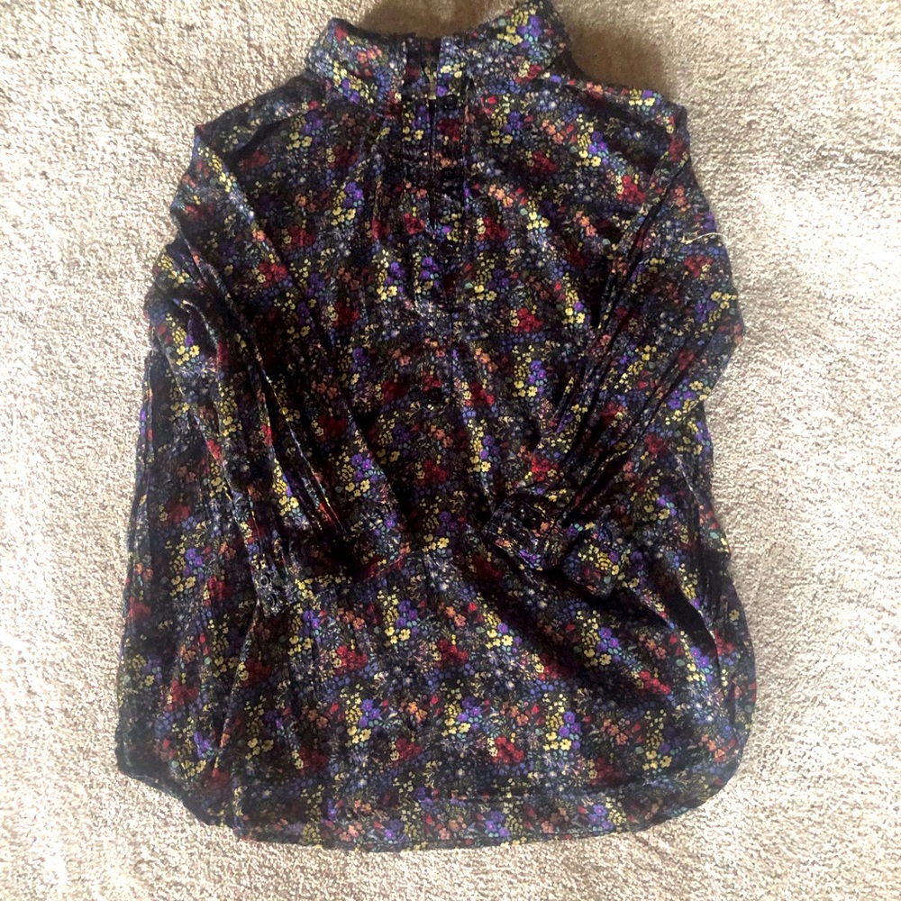 Women’s floral tunic blouse